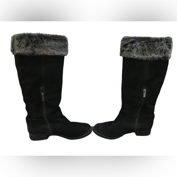 Kenneth Cole Reaction boots, black suede - Picture 3 of 10